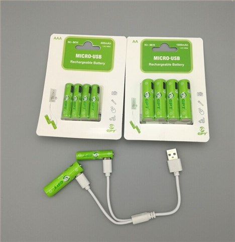 1.2V 400mAh AAA7号Type-c口充电开云官方端网页版登录入口-开云（中国）
